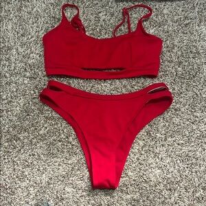 Red Bikini Set
